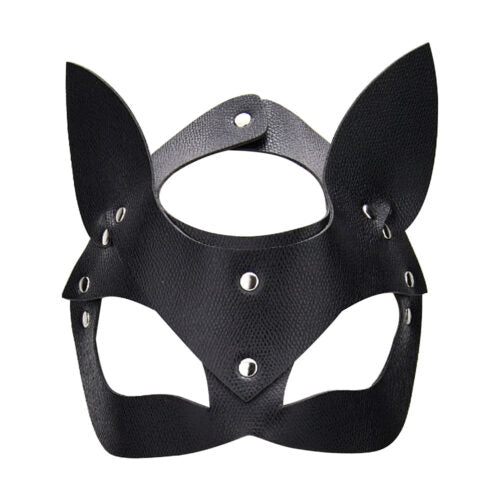 Black Mask Kitty Cat Face - N12283 - Bondageset