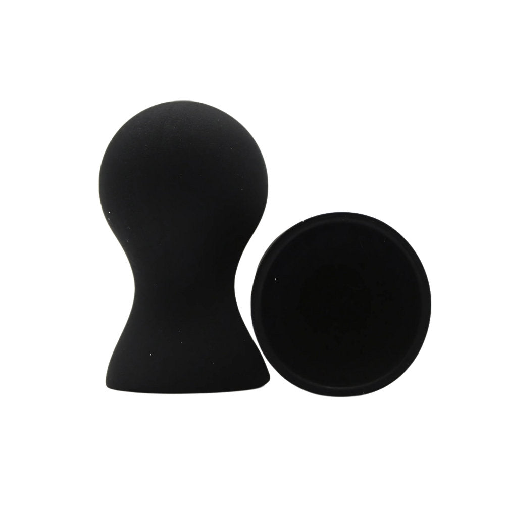 Bound To Play - Nipple Suckers Silicone Black 2 Pack - N12455