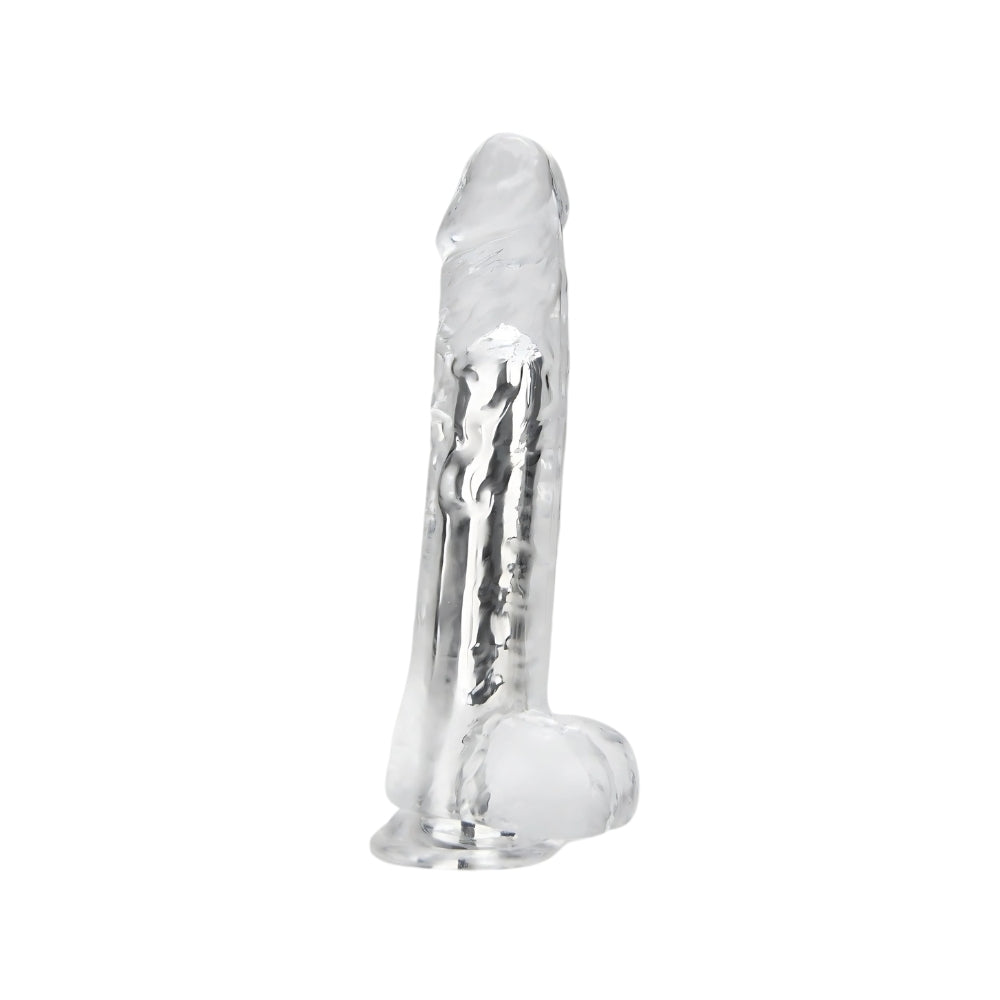 Loving Joy - 7 Inch Remote Vibrating Realistic Clear Dildo - 19 CM - Strong blister - usb rechargeable