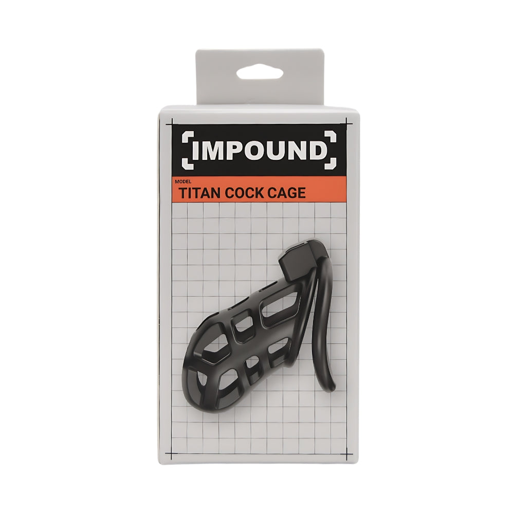 Impound Zwarte Titan Cock Cage