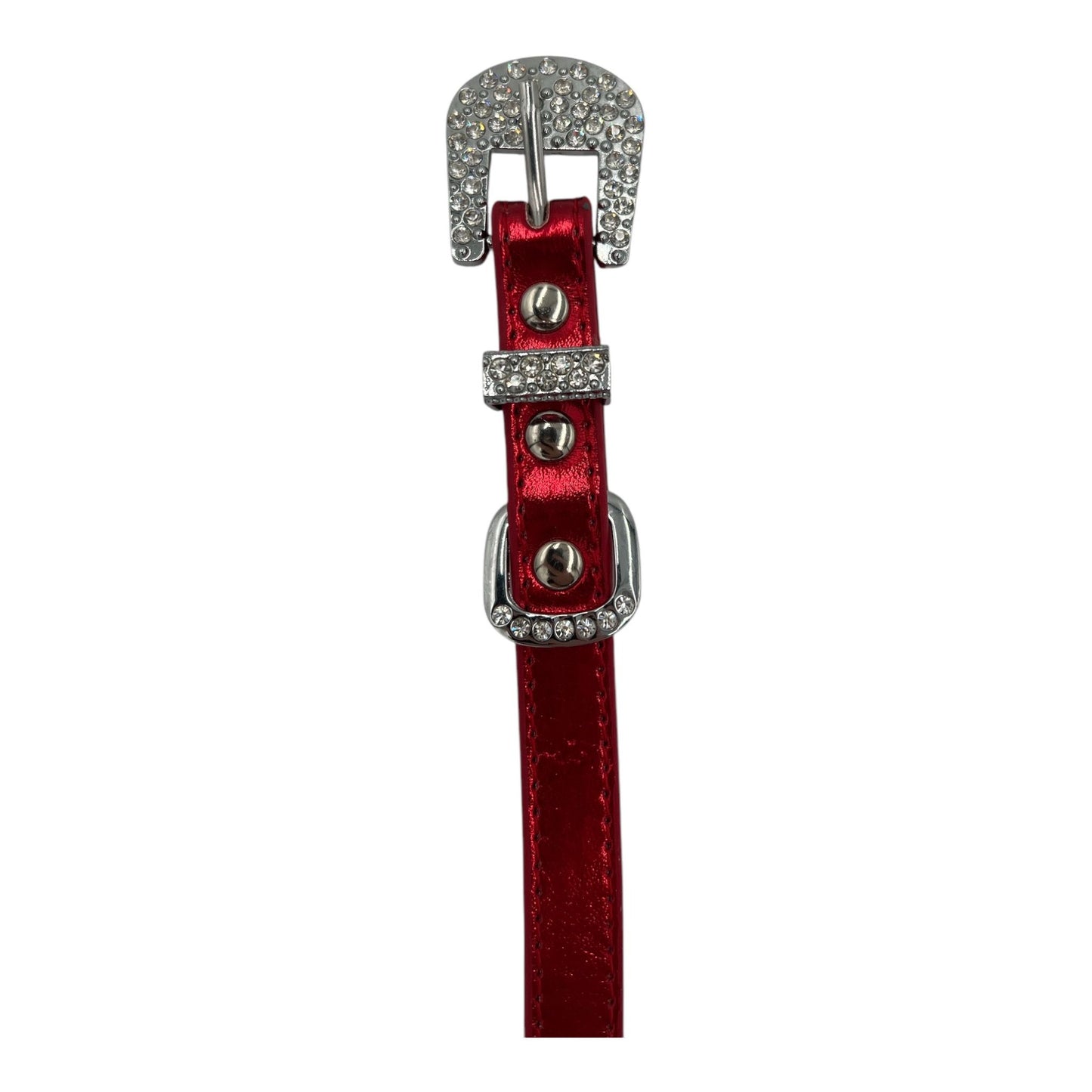 Collar/Halsband - Rood - BDSM - Diameter 16 CM - Lengte 58 CM - Breedte 1,5 CM