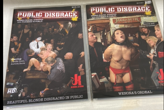 Dvd Public Disgrace 4 Pack - 4 Verschillende dvds