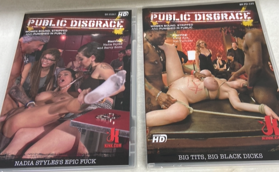 Dvd Public Disgrace 4 Pack - 4 Verschillende dvds