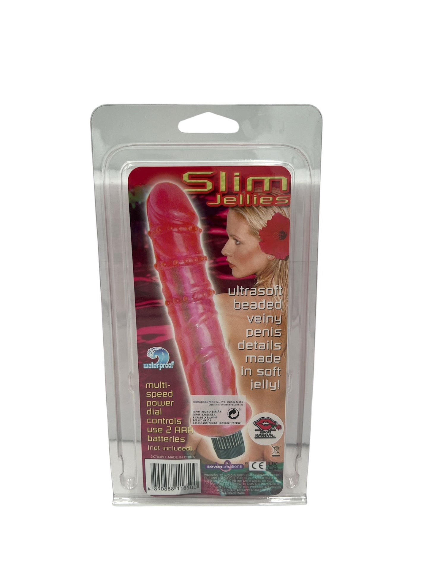 Trendy Deals - Slim Jellies Realistische Vibrator 13 cm / 5 Inch - Kleurdoos Roze Kleur