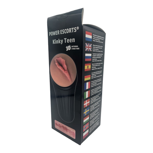 Power Escorts - BR319 - Diy Cup Do It Yourself Cup Kinky Teen - Realistische 3D Pussy Masturbator - 24 × 9 CM - 490 Gram