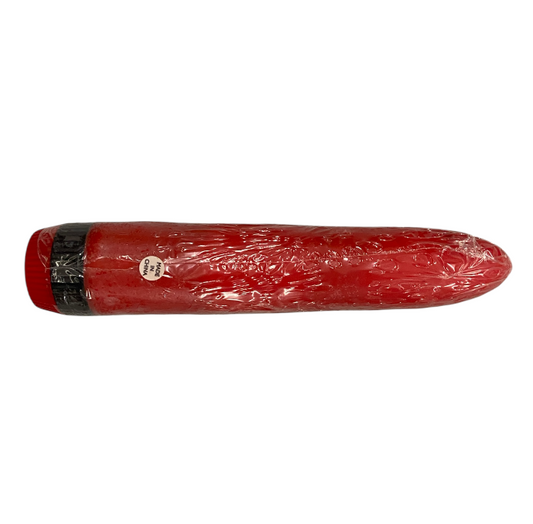 Realistische Vibrator – 18 cm | Bordeaux Rood | Glad | Batterijgestuurd
