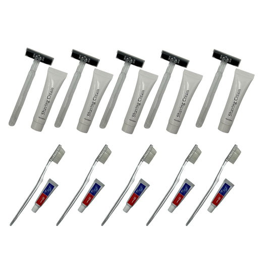 Scheerset & Dental Kit - 10 Stuks