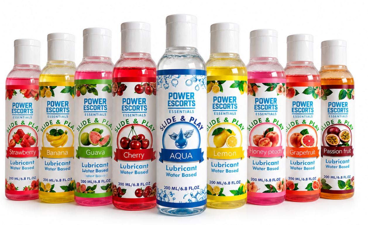 Power Escorts Glijmiddel 9-Pack 200 ml