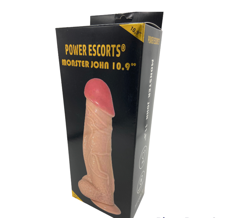 Power Escorts - BR227 FLesh - Monster John XL Mega Realistic Dildo 30 CM / 11,8 Inch