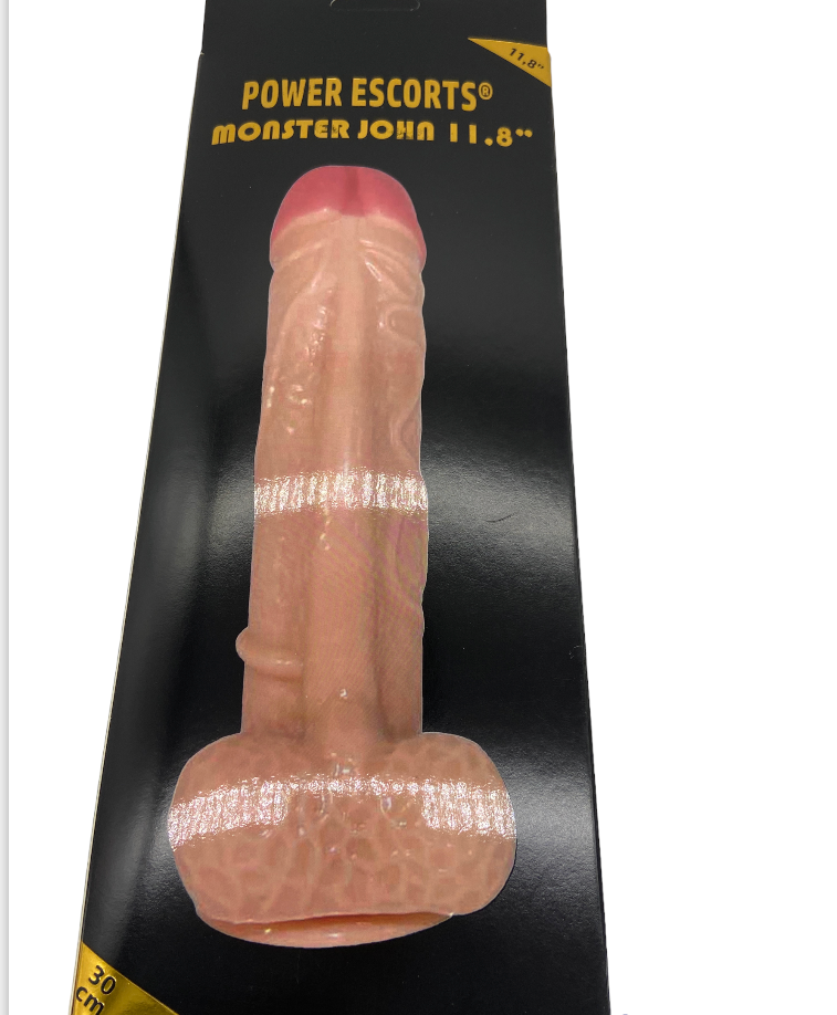 Power Escorts - BR227 FLesh - Monster John XL Mega Realistic Dildo 30 CM / 11,8 Inch