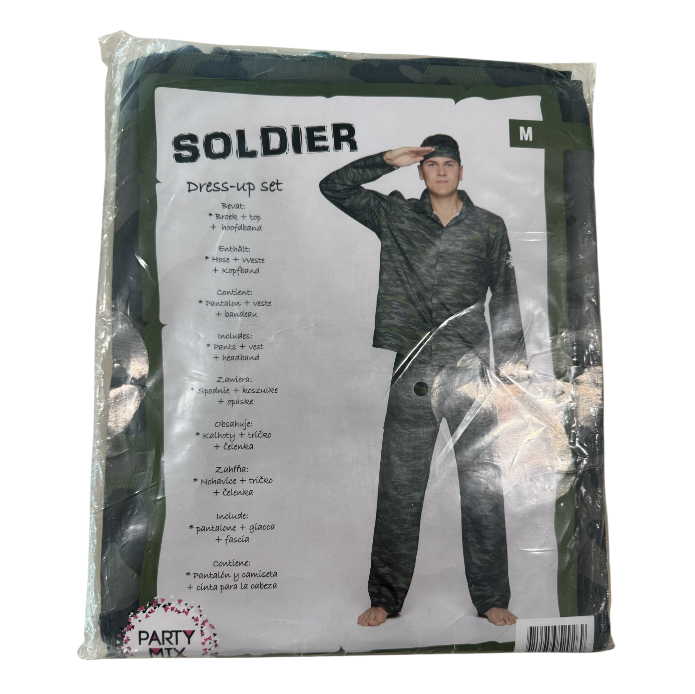Hot Soldaten Pak Kostuum voor Mannen – Militairen Pak - Sexy Militair Roleplay Outfit – M/L/XL