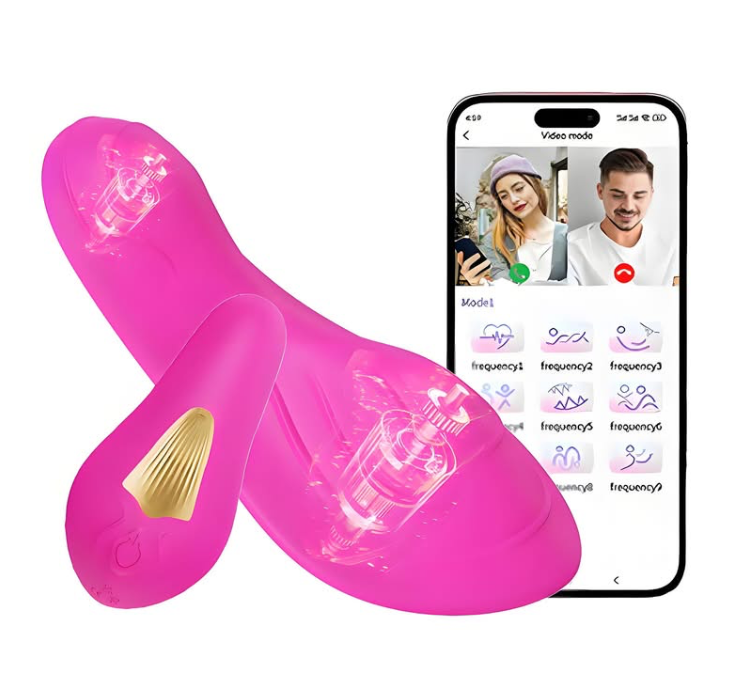 Power Escorts BR333 Butterfly Panty Vibrator – App Bediening – Oplaadbaar – Roze