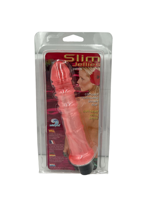 Trendy Deals - Slim Jellies Realistische Vibrator 13 cm / 5 Inch - Kleurdoos Roze Kleur