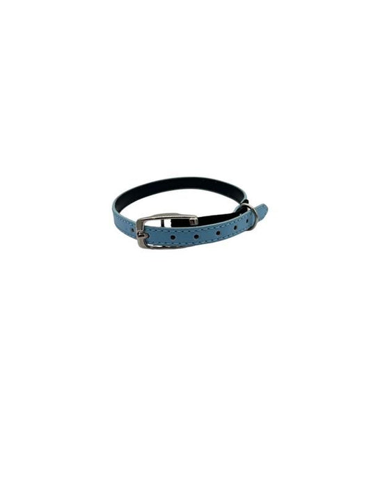 Kattenhalsband / Kleine Hond Halsband - Blauw - Diameter 8 CM - Lengte 30 CM - Breedte 0,8 CM