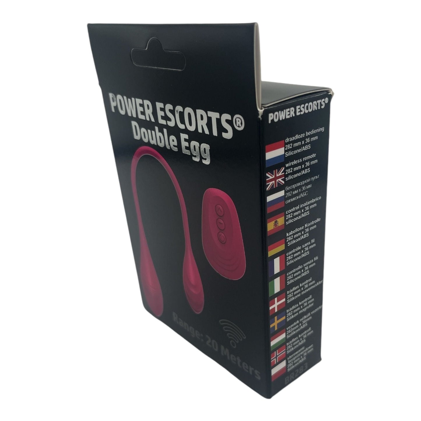 Power Escorts - BR283 Double Egg - Afstandsbediening Vibrator - Roze