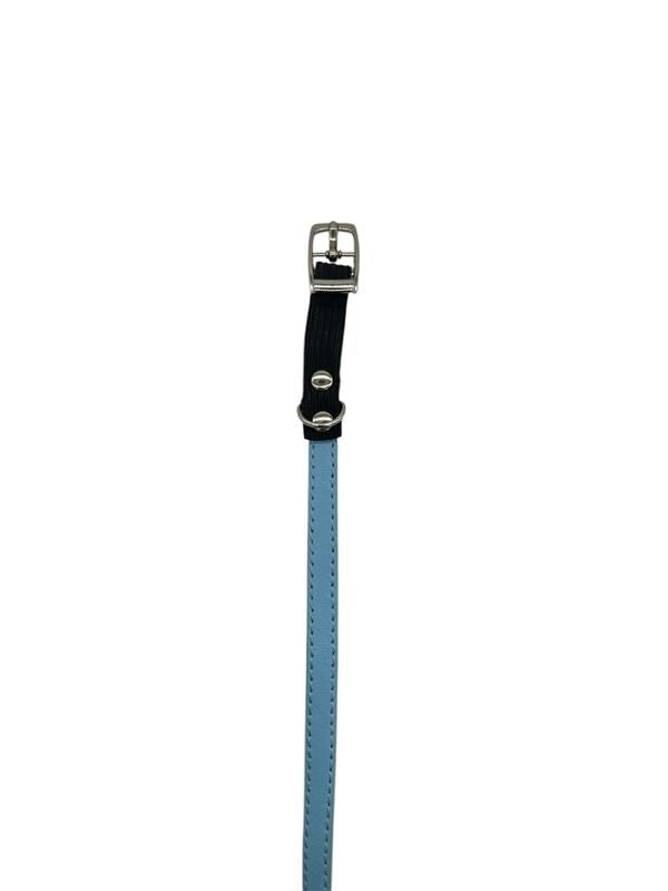 Kattenhalsband / Kleine Hond Halsband - Blauw - Diameter 8 CM - Lengte 30 CM - Breedte 0,8 CM