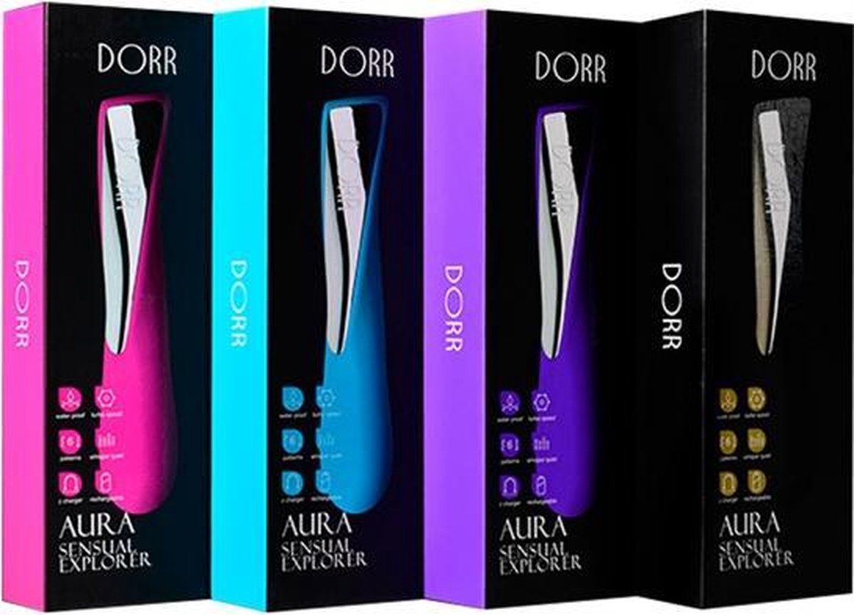DORR - Aura - G-Spot Vibrator – Aqua Blauw, Oplaadbaar, Ergonomisch Design