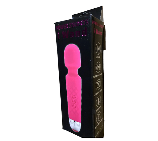 Power Escorts - BR20 - i Wand Massager - Rechargeable - 18-Speed - Pink