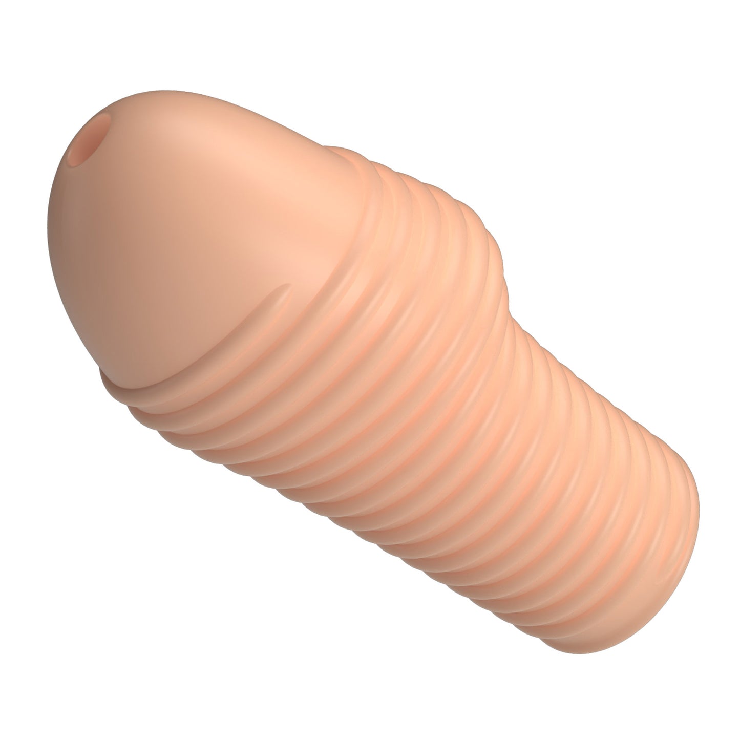 Pretty Love BI-026291 Huel Penis Sleeve – Huidskleur – Flexibele Verlengdesleeve