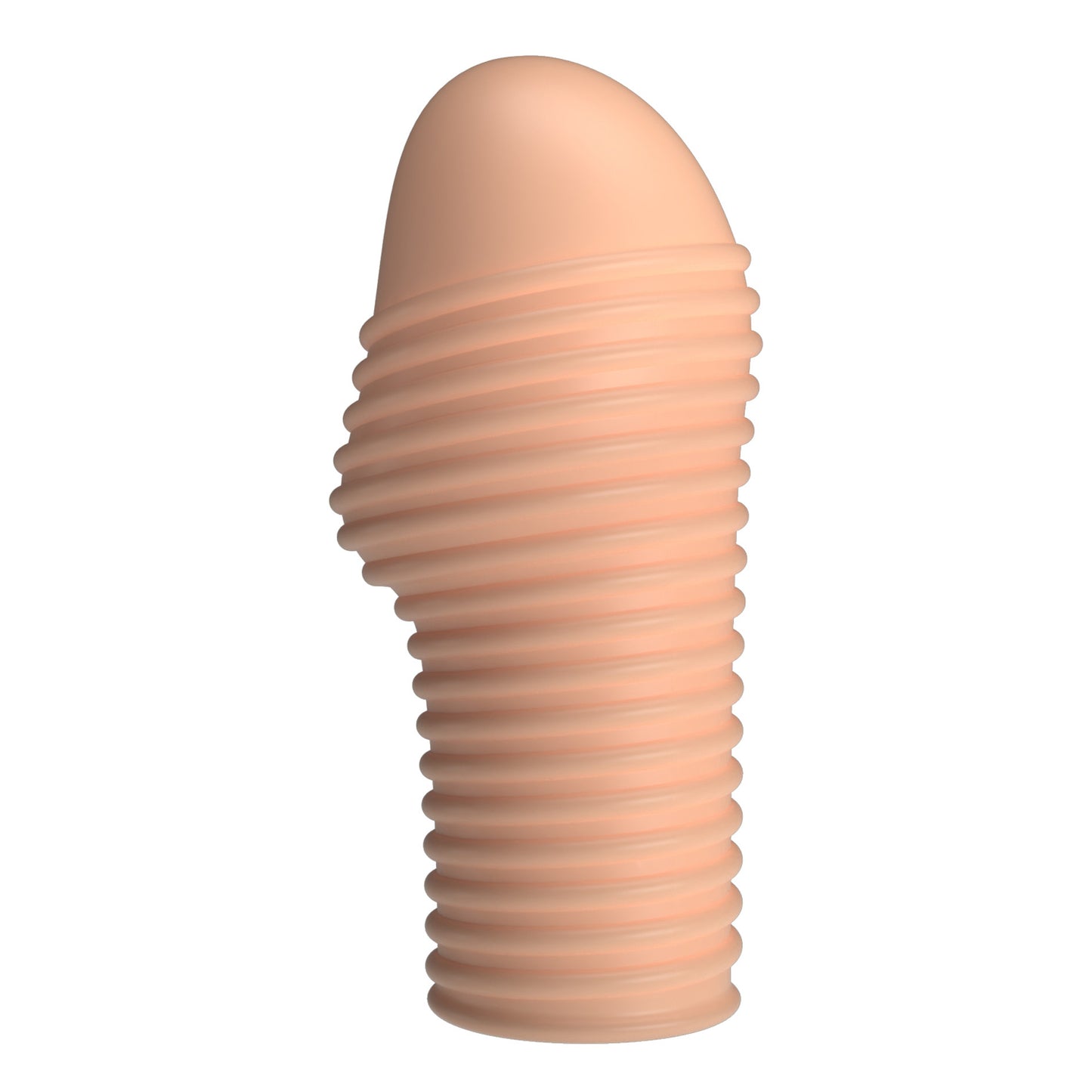 Pretty Love BI-026291 Huel Penis Sleeve – Huidskleur – Flexibele Verlengdesleeve