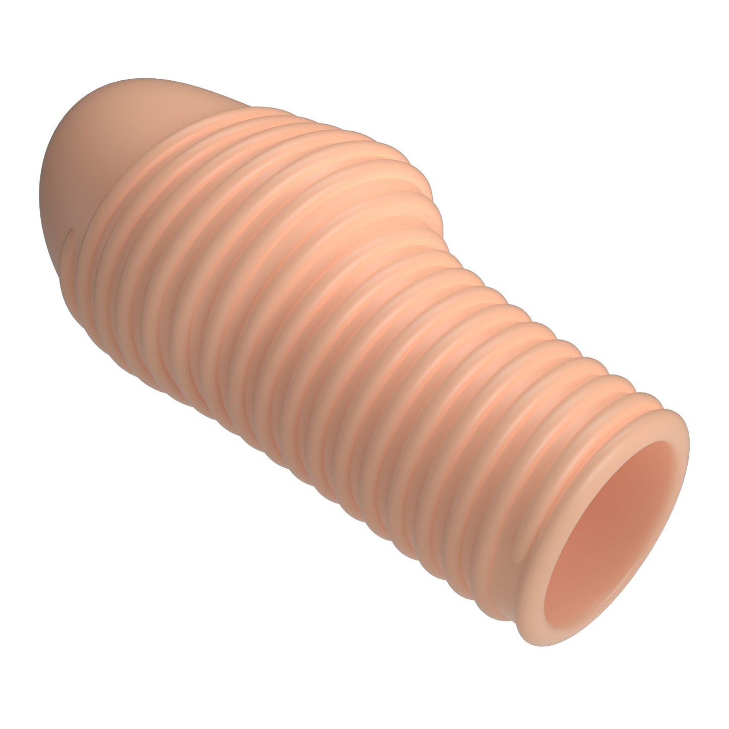 Pretty Love BI-026291 Huel Penis Sleeve – Huidskleur – Flexibele Verlengdesleeve