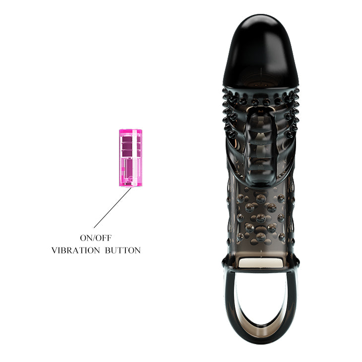PRETTY LOVE Cecelia Vibrerende Penis Sleeve – Stimulerend Opzetstuk – 70g