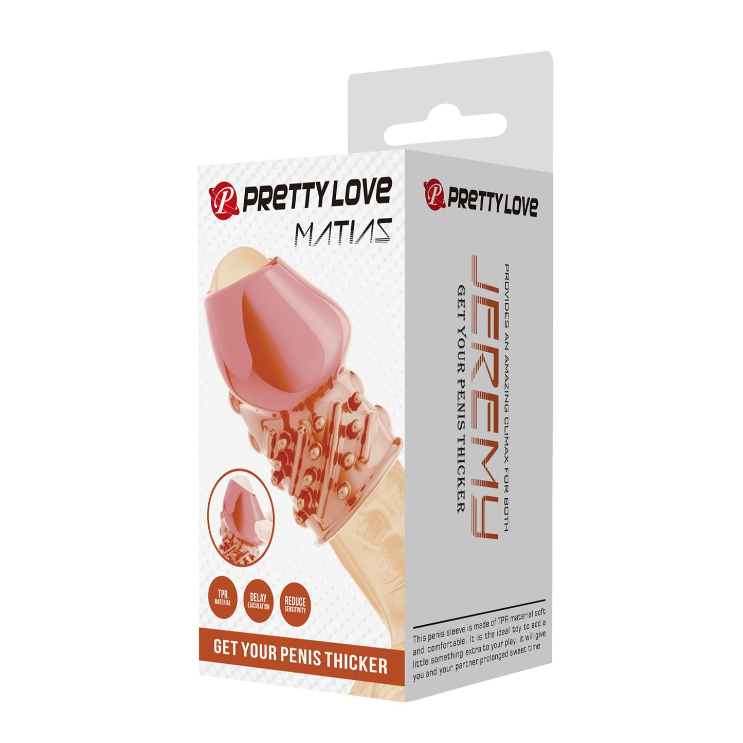 Pretty Love - Matias - Bruine Penis Sleeve