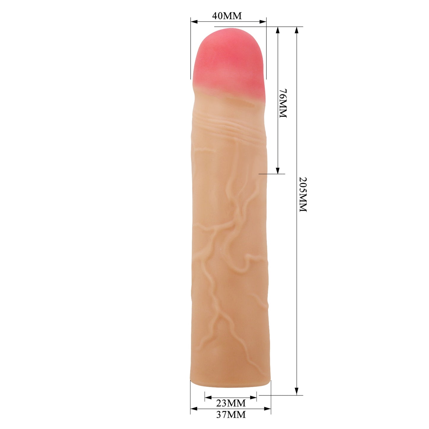 PRETTY LOVE Kylian Flesh Extension Sleeve – Verlengt tot 7,6 cm