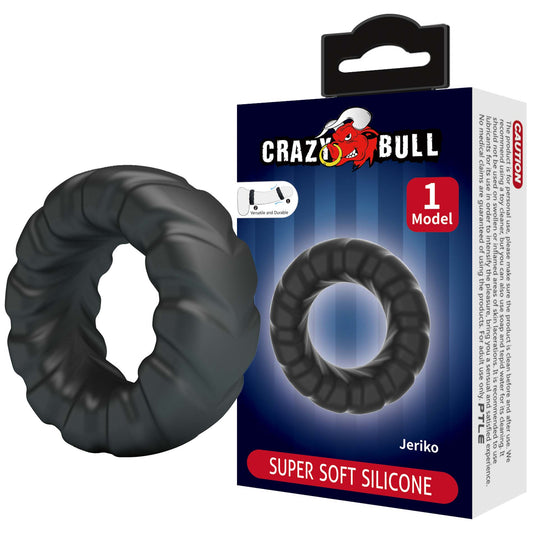 CRAZY BULL – JERIKO Penis Ring Model 1 | Siliconen Performance Ring voor Meer Uithoudingsvermogen