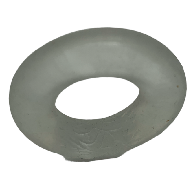 Power Escorts Donut Cockring - Clear - BR121 - Colour box