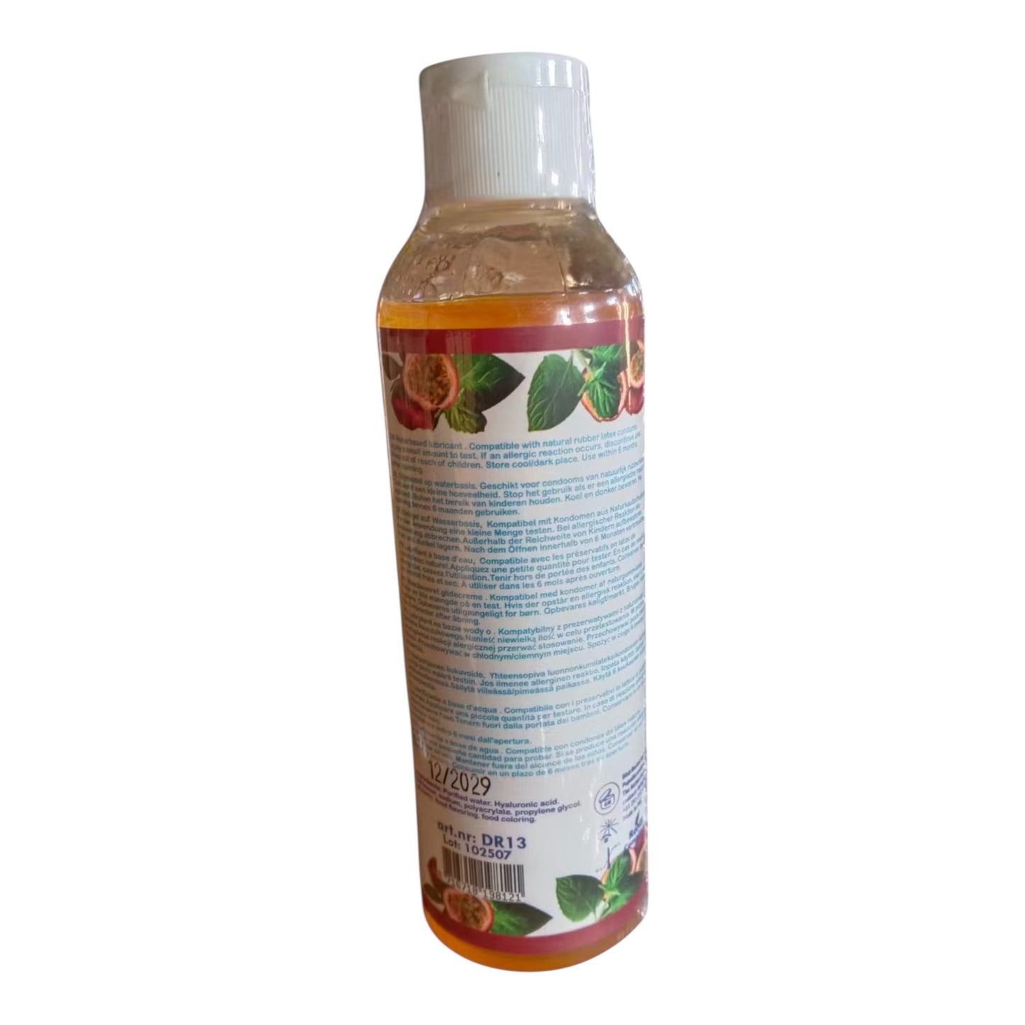 Power Escorts Water-Based Glijmiddel Passie Vrucht 200ml – Hydraterende & Langdurige Personal Lube