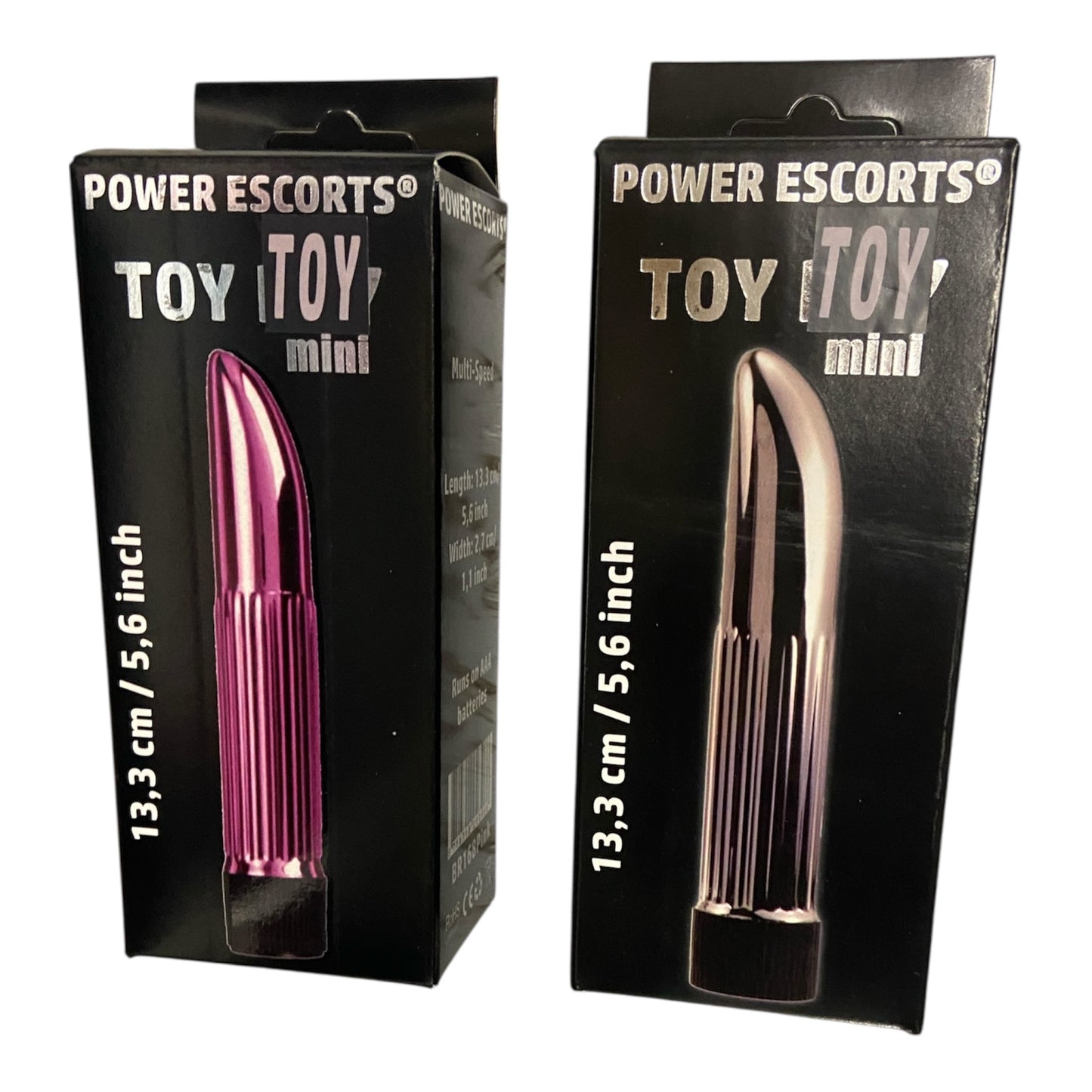 Power Escorts - Mini Vibrator -  13,3 CM / 5,6 Inch Werkt Op Batterijen Excl. 2 Kleuren