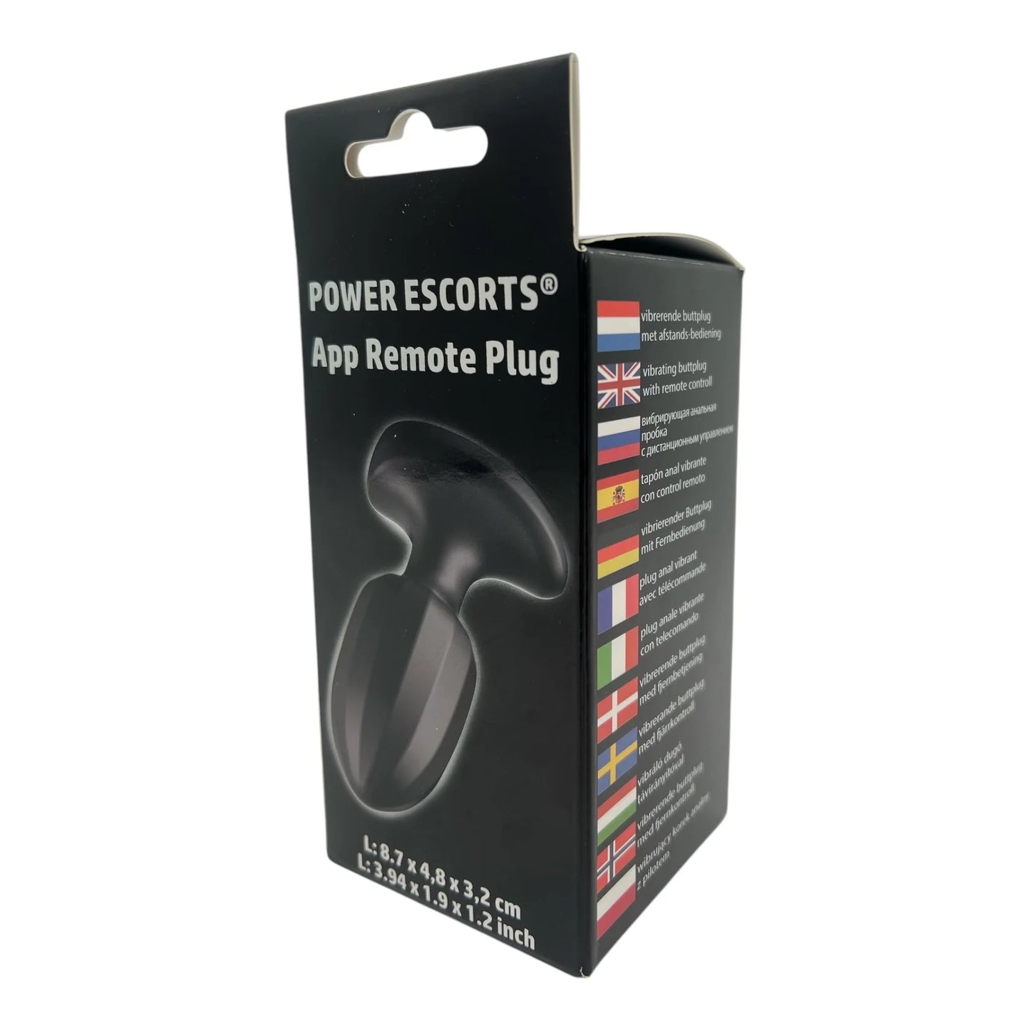 Power Escorts - Remote Vibrating Plug - App Controled - Silicone