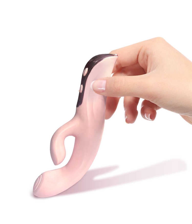 Rox G-Spot & Clitoris Vibrator - Dubbele Motor & 12 Vibratiestanden