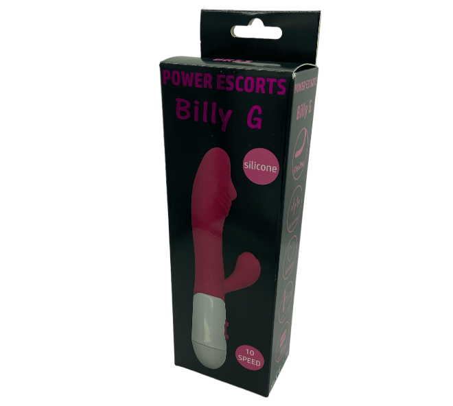 Power Escorts Billy G  Tarzan G Spot Vibrator BR53 - 20 CM  - Roze