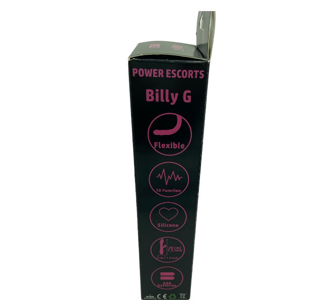 Power Escorts Billy G  Tarzan G Spot Vibrator BR53 - 20 CM  - Roze