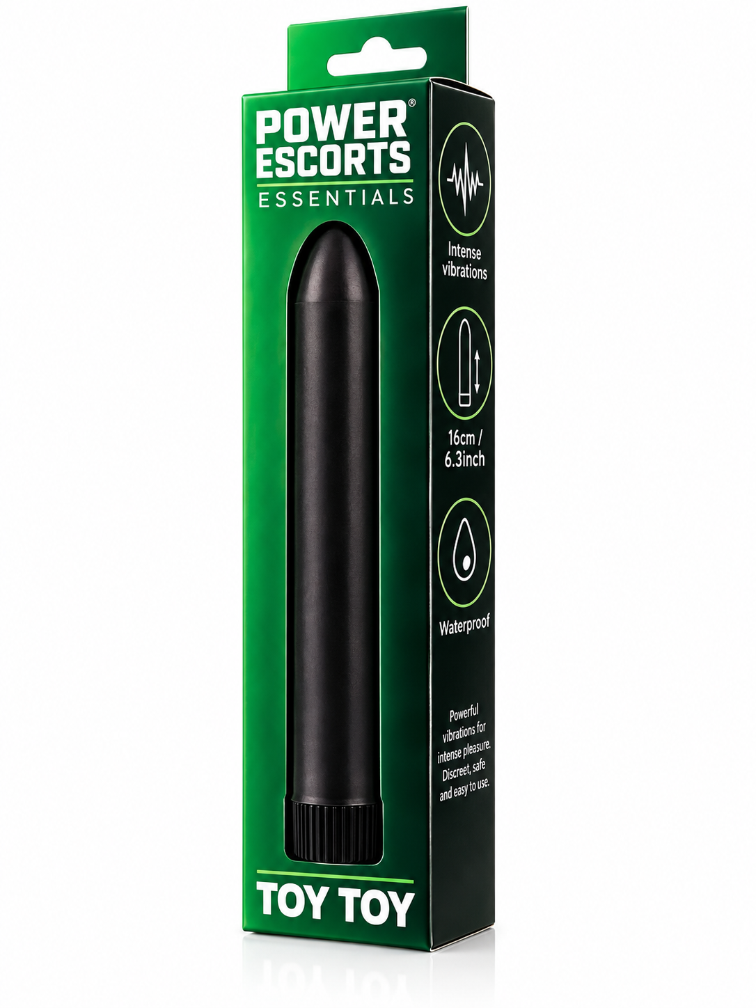Power Escorts - BR61 - Toy Toy Classic Vibrator - 18 CM - 6 Colours