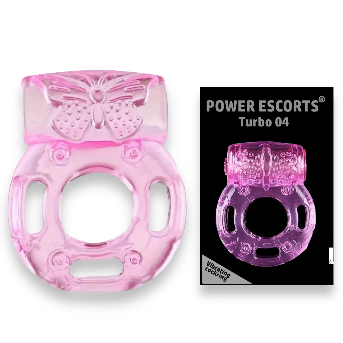 Power Escorts - BR73 - Turbo 04 - Vibrating Cockring - Pink