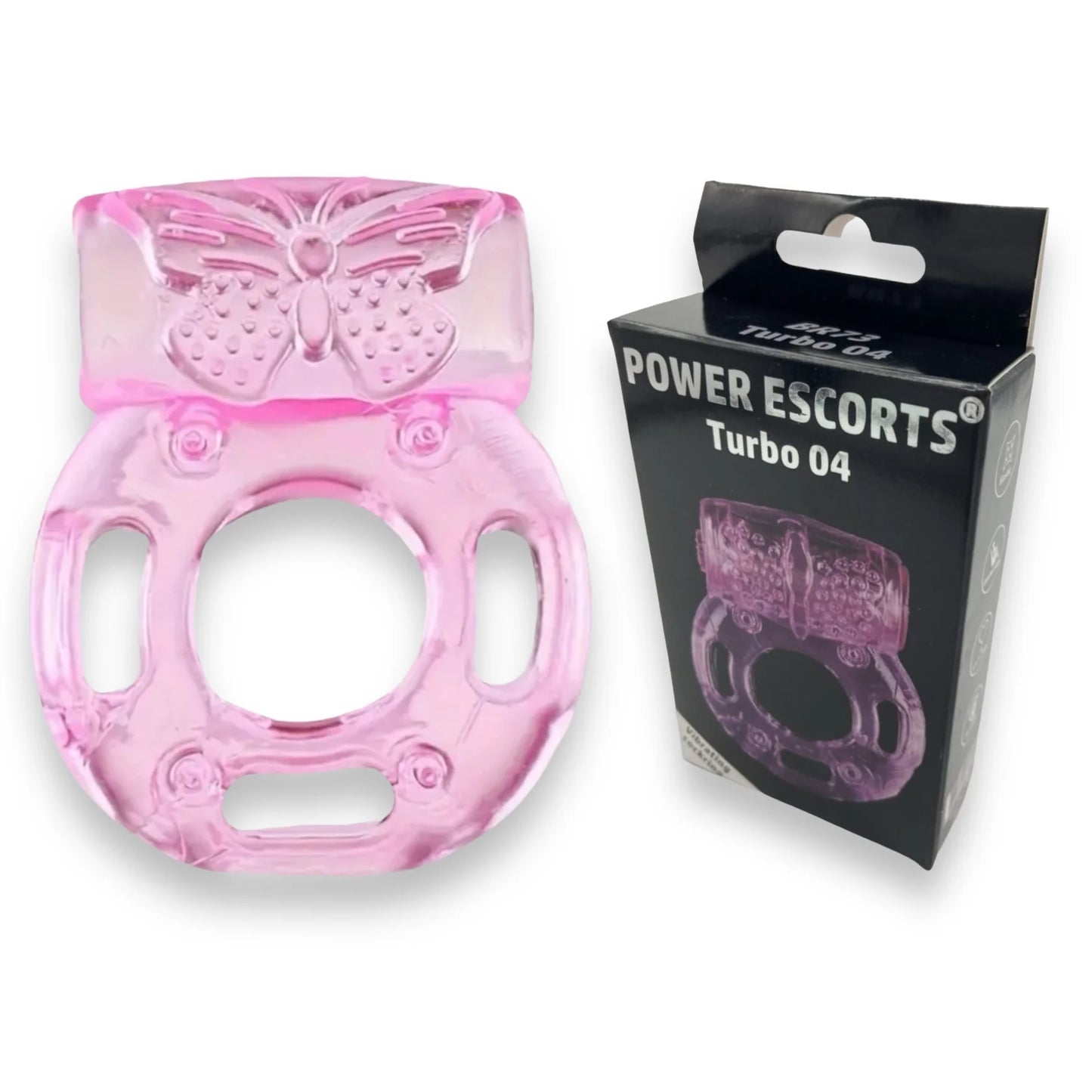 Power Escorts - BR73 - Turbo 04 - Vibrating Cockring - Pink