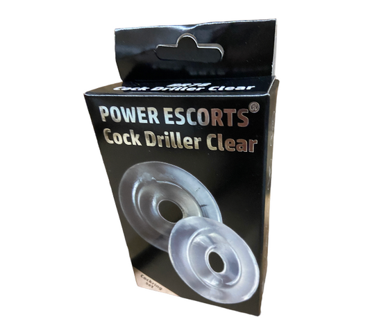 Power Escorts Cock Driller Cockring 2-Pack - BR78