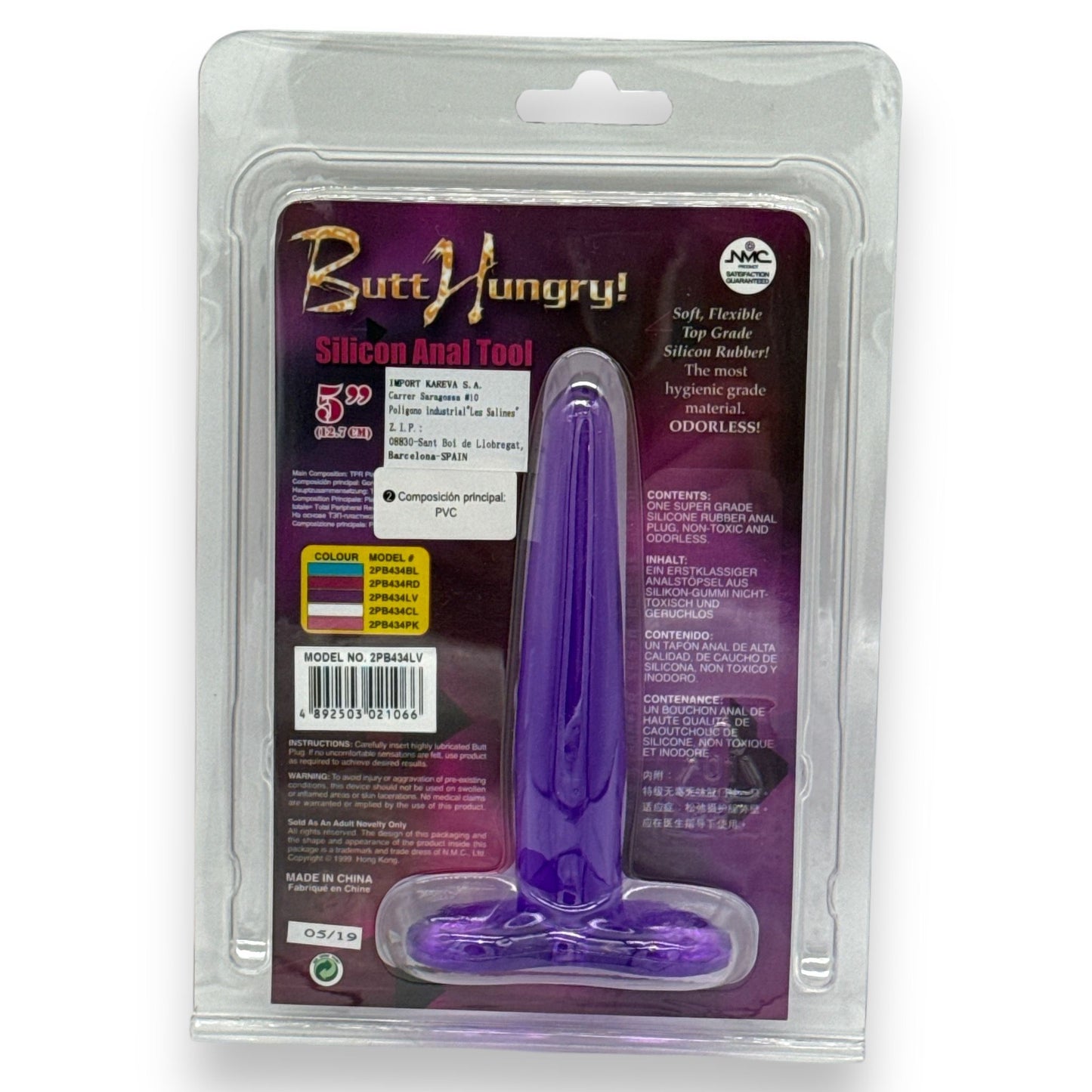 Trendy Deals - Butt Hungry Paarse Plug - 14 CM / 5,5 Inch