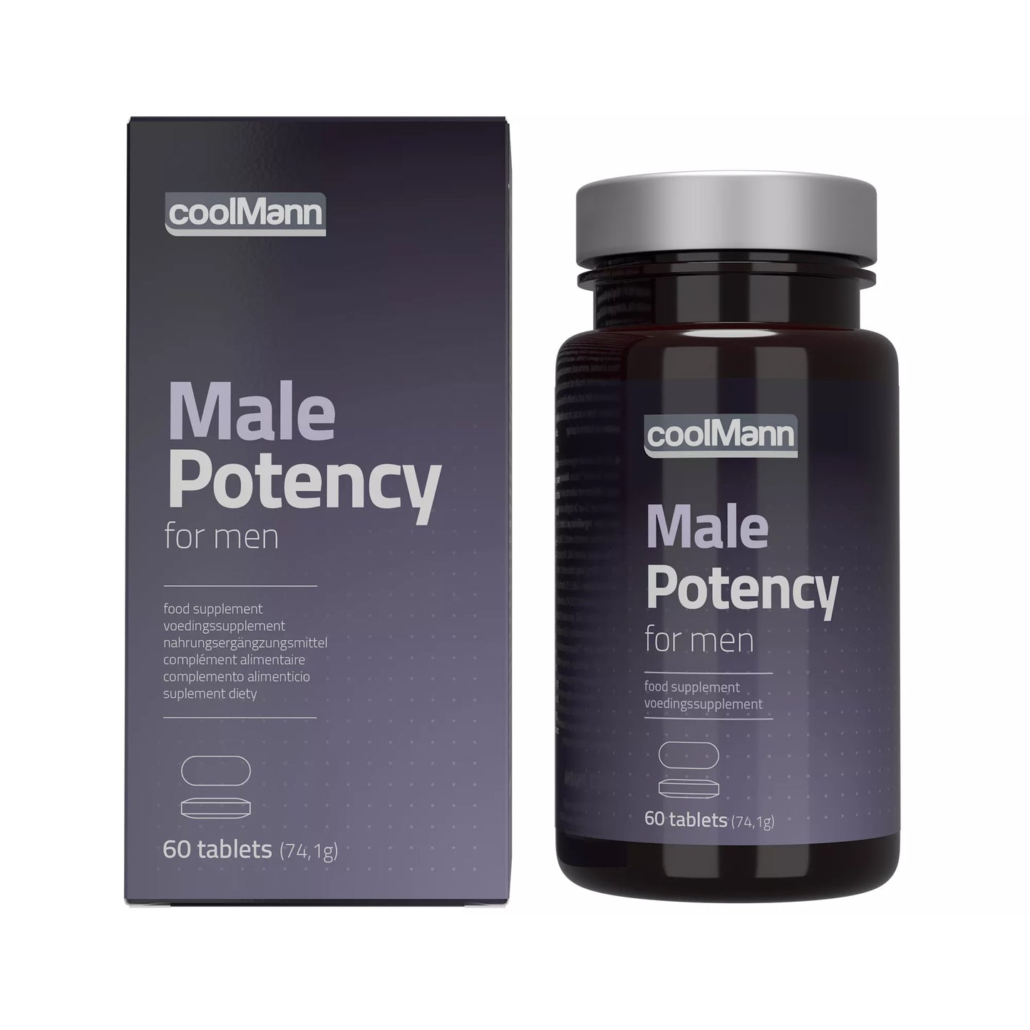 CoolMann – Male Potency Erectie Capsules (60 stuks) - Erectie pillen