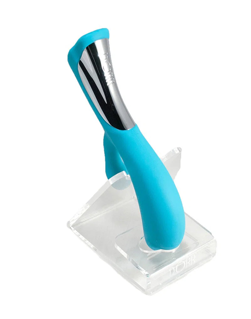 DORR IORA Dual-Action Vibrator – Blauw/Turquoise – Ergonomisch Design