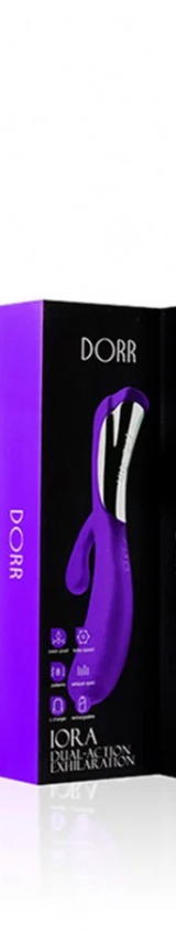 DORR IORA Dual-Action Gspot Vibrator – Paars – Ergonomisch Design