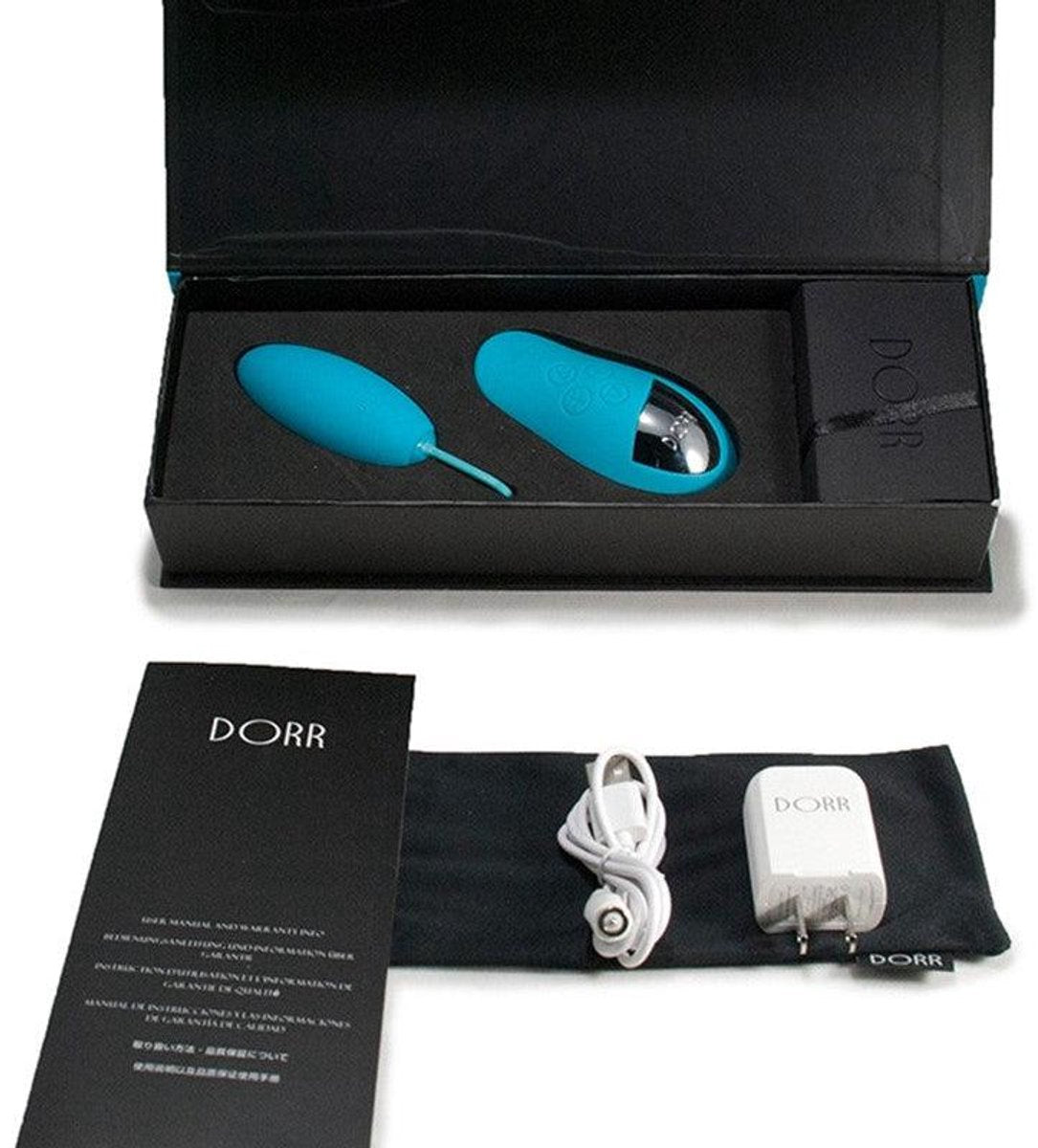 SPOT 2-in-1 Egg Vibrator & Oplegvibrator met Afstandsbediening – Turquoise