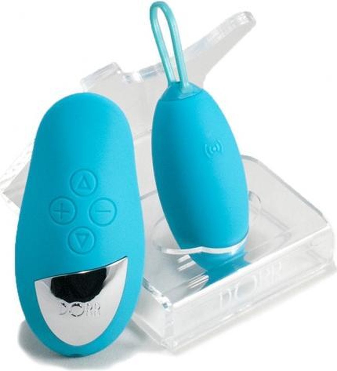 SPOT 2-in-1 Egg Vibrator & Oplegvibrator met Afstandsbediening – Turquoise