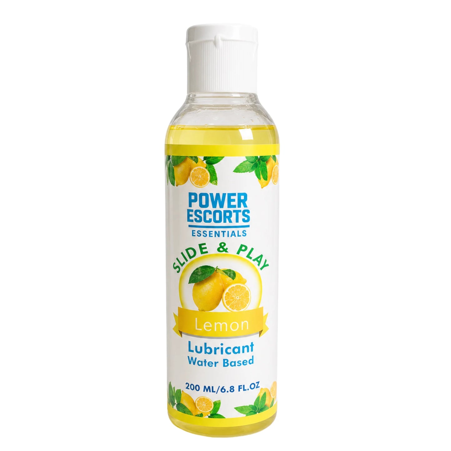 Power Escorts Water-Based Glijmiddel Lemon 200ml – Hydraterende & Langdurige Personal Lube