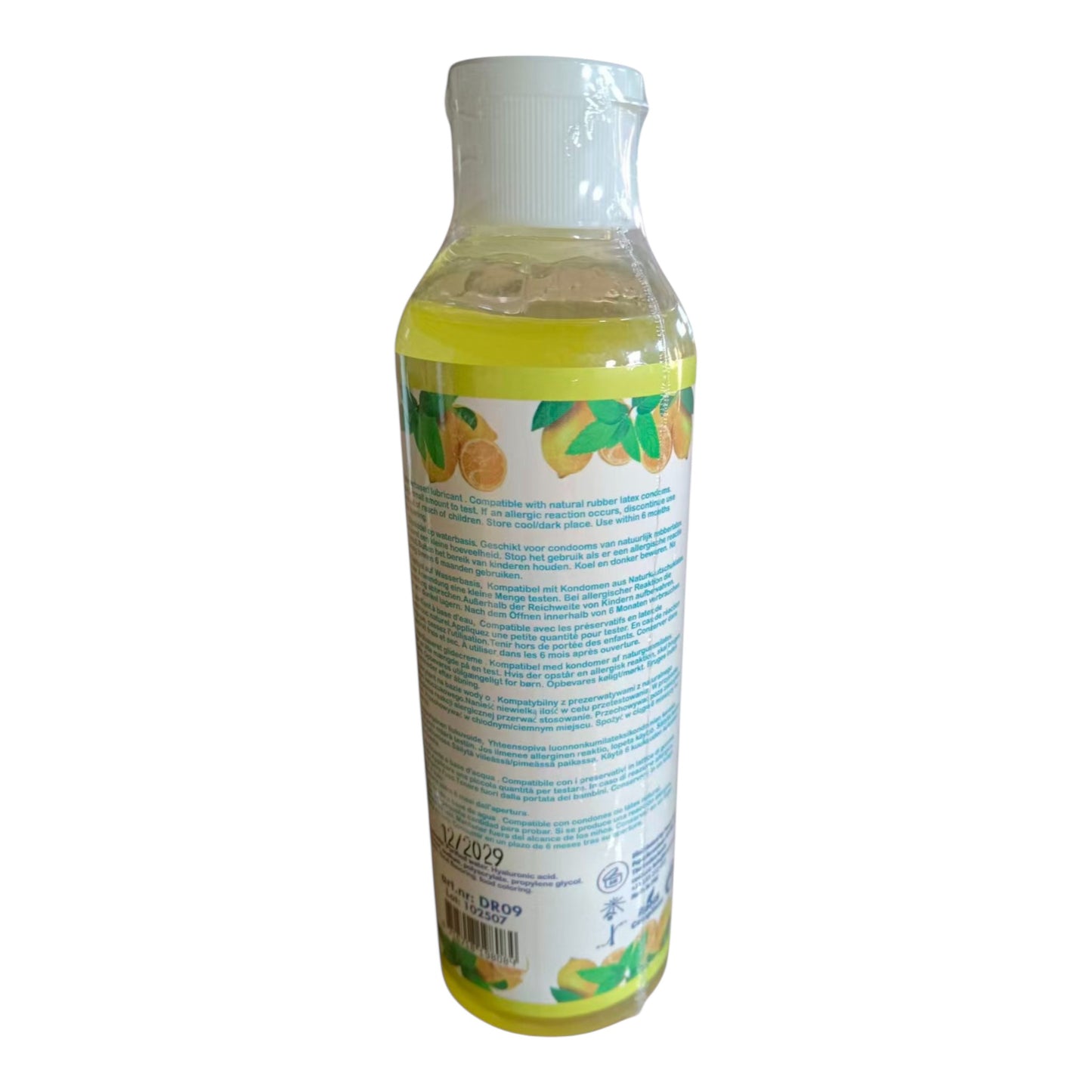 Power Escorts Water-Based Glijmiddel Lemon 200ml – Hydraterende & Langdurige Personal Lube