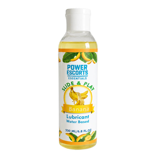 Power Escorts Water-Based Glijmiddel Banaan 200ml – Hydraterende & Langdurige Personal Lube