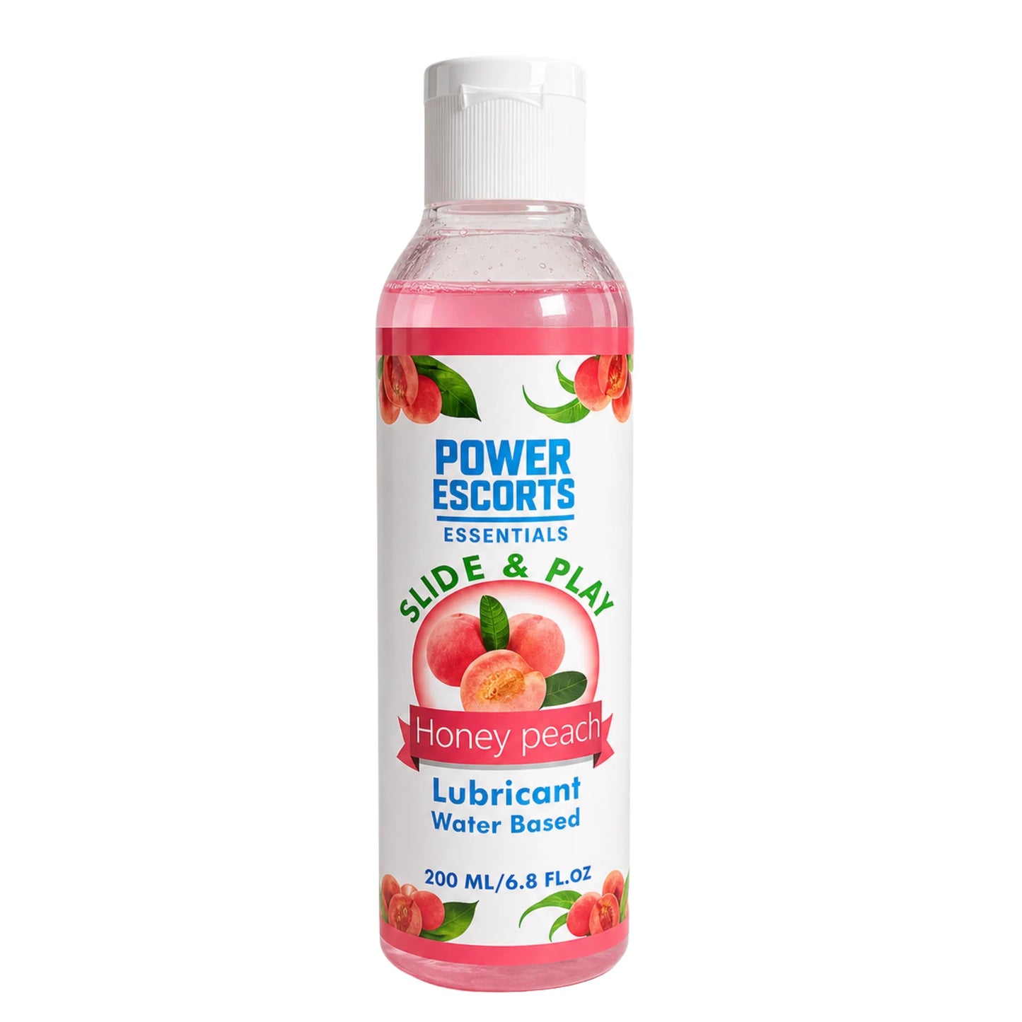 Power Escorts Water-Based Glijmiddel Honey Peach 200ml – Hydraterende & Langdurige Personal Lube